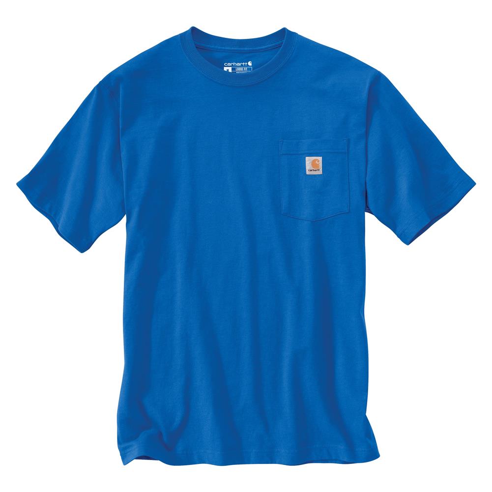 Carhartt Loose Fit Heavyweight Short-Sleeve Pocket T-Shirt - Blue Glow Blue Glow / / REG