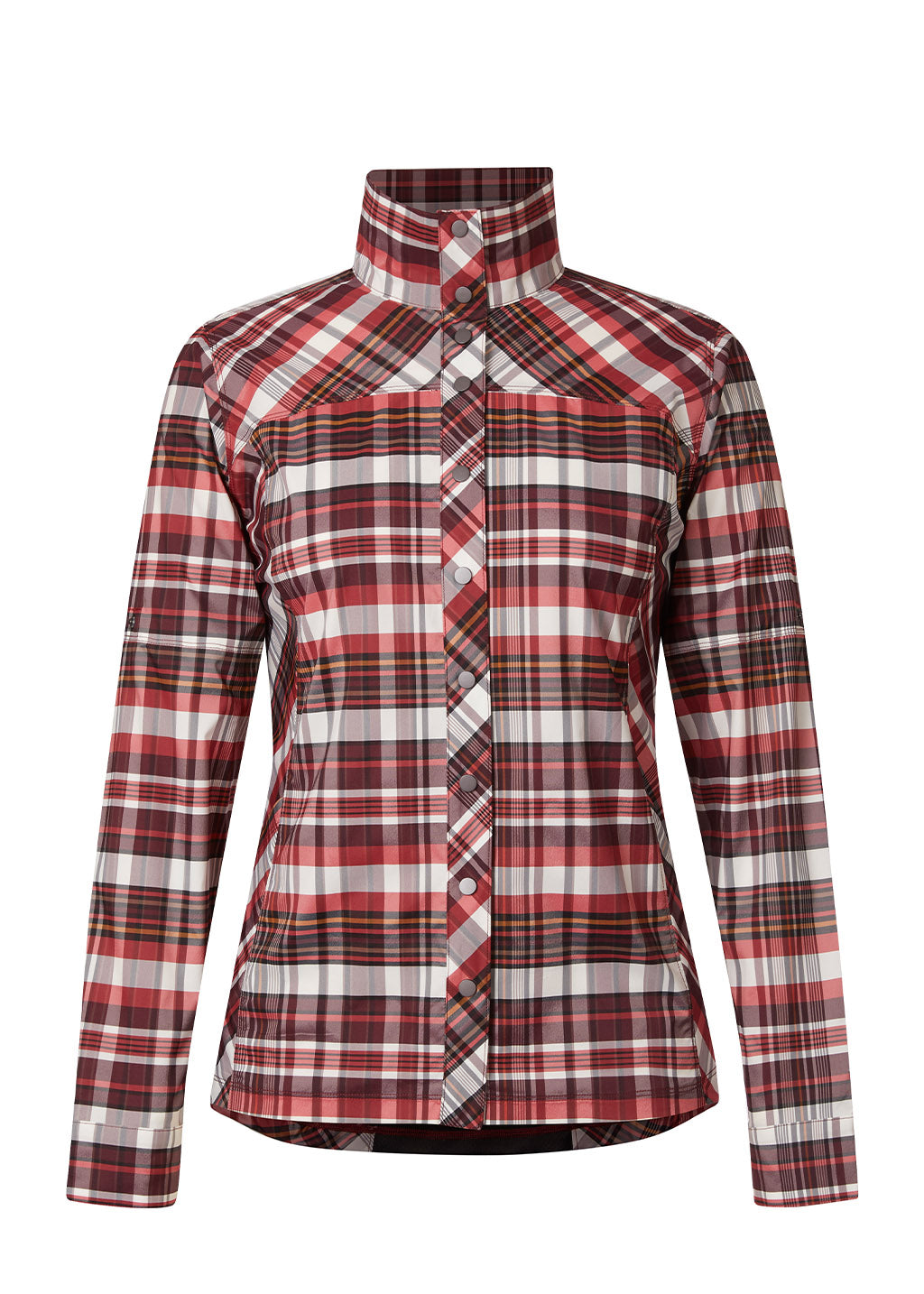 Kerrits Women's Triple Chill Sun Shirt Sangria plaid