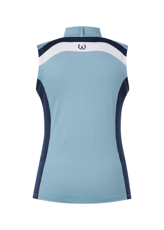 Kerrits Equestrian Apparel Top Rail Coolcore Sleeveless Riding Shirt - Seabreeze Seabreeze
