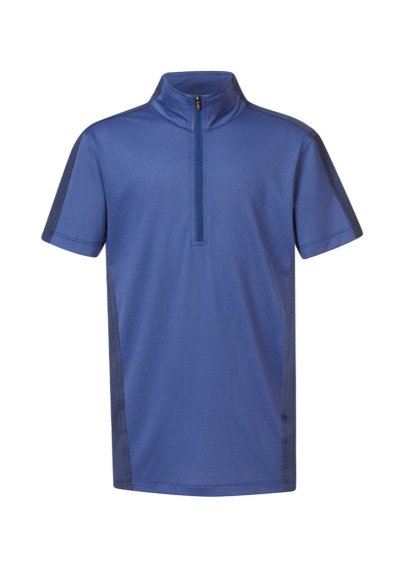 Kerrits Kids Always Cool Ice Fil Short Sleeve Shirt True blue