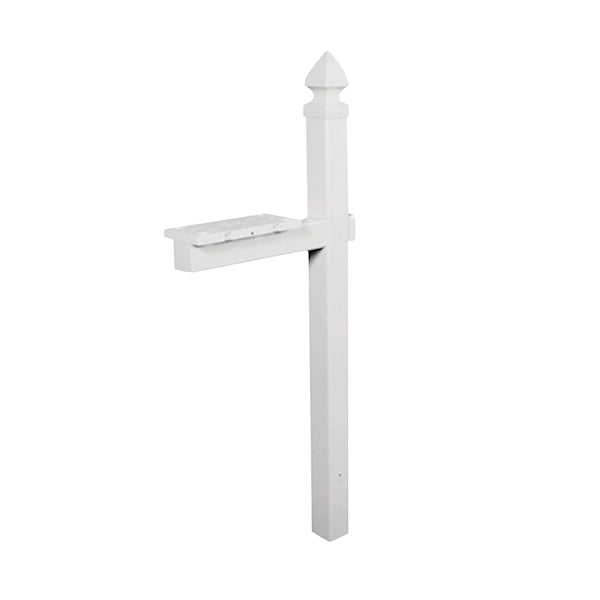 Gibraltar Mailboxes Mailbox Post White