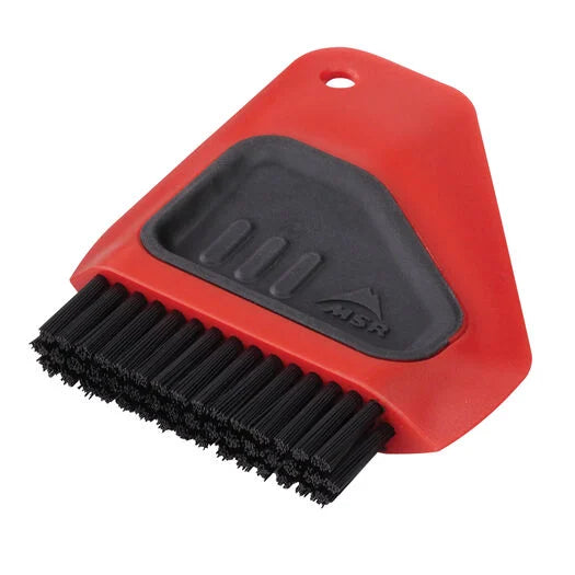 Mountain Safety Research Alpine Dish Brush Scraper Red Red