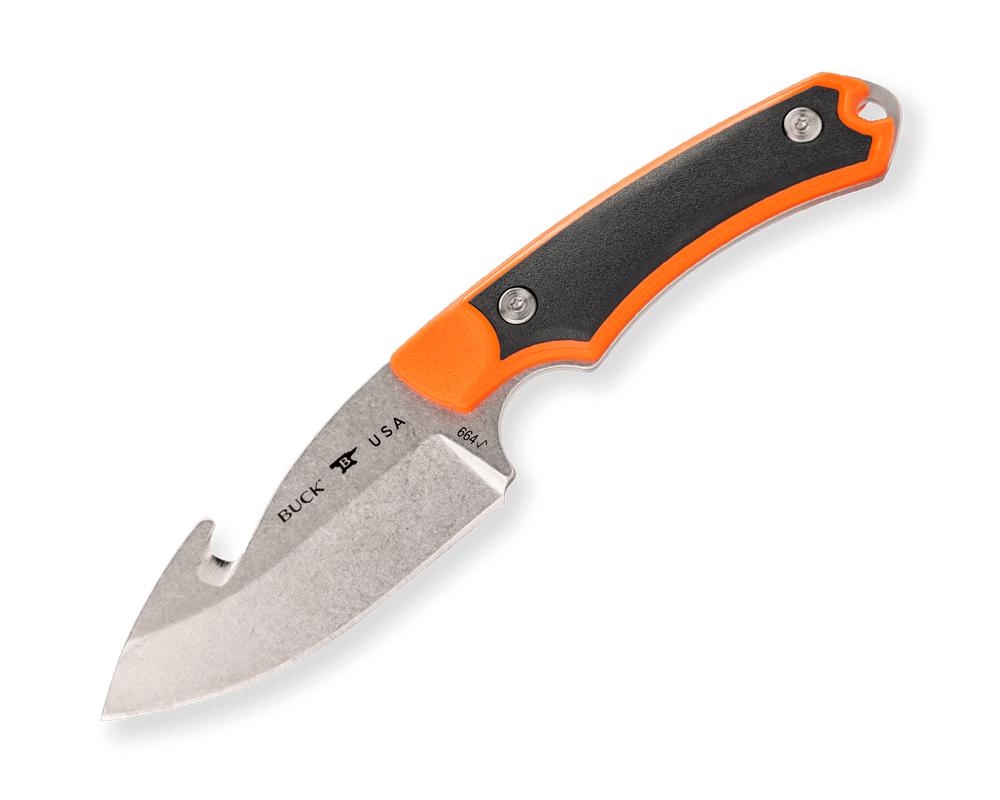 Buck Knives Alpha Hunter Select W/guthook Orange Guthook Orange