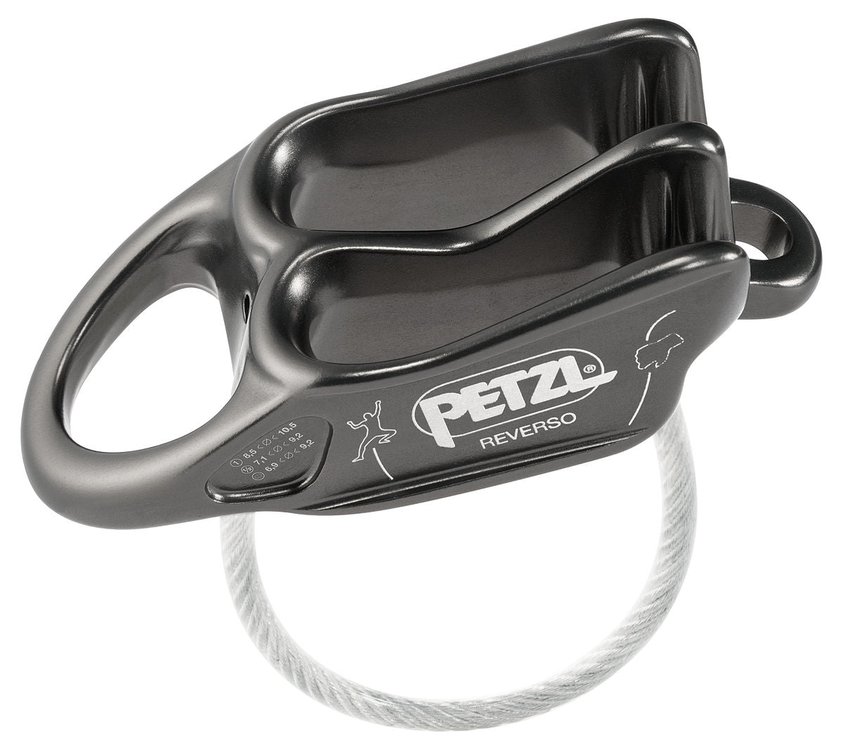 Petzl Reverso Belay/rappel Device Gray Gray