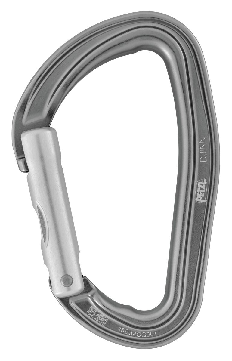 Petzl Djinn Straight Gate Carabiner Gray Gray