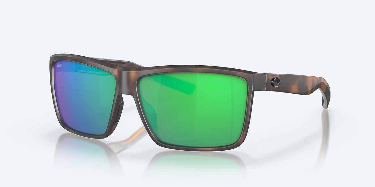 Rinconcito Sunglasses, Matte Tortoise/green Mirror 580p