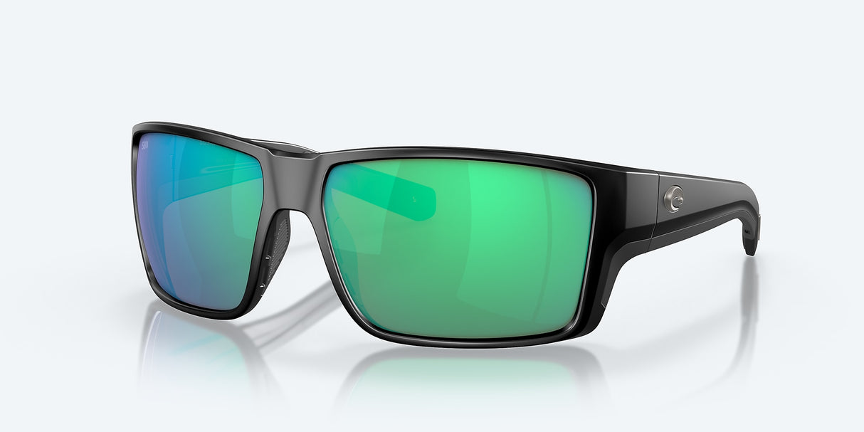 Reefton Pro Sunglasses, Matte Black/green Mirror 580g