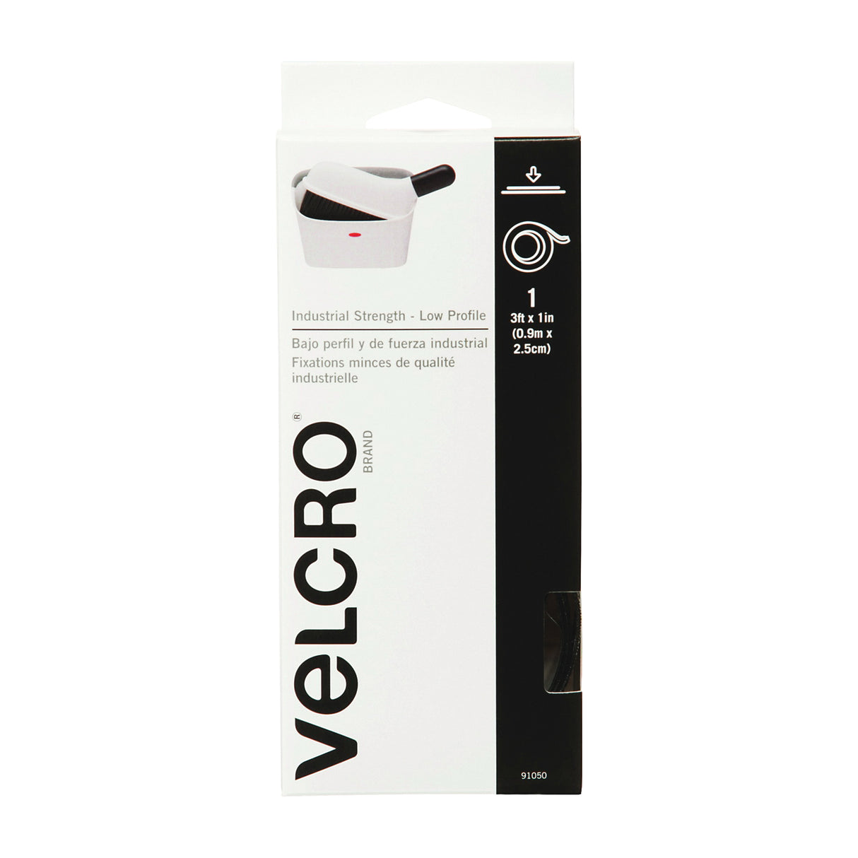 VELCRO Brand Fastener Black / 1X3