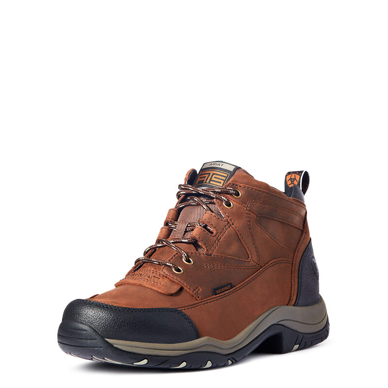 Ariat Men's Terrain Waterproof Hiking Boot - Copper Copper / / D
