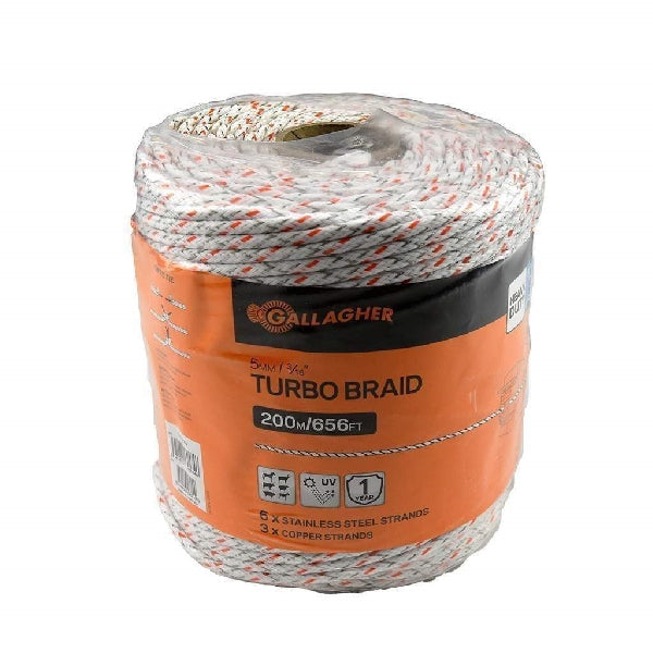 Gallagher Turbo Equibraid Wire White