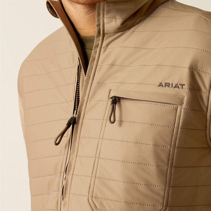 Ariat Men's Wylie Full Zip Jacket - Khaki Khaki / / REG