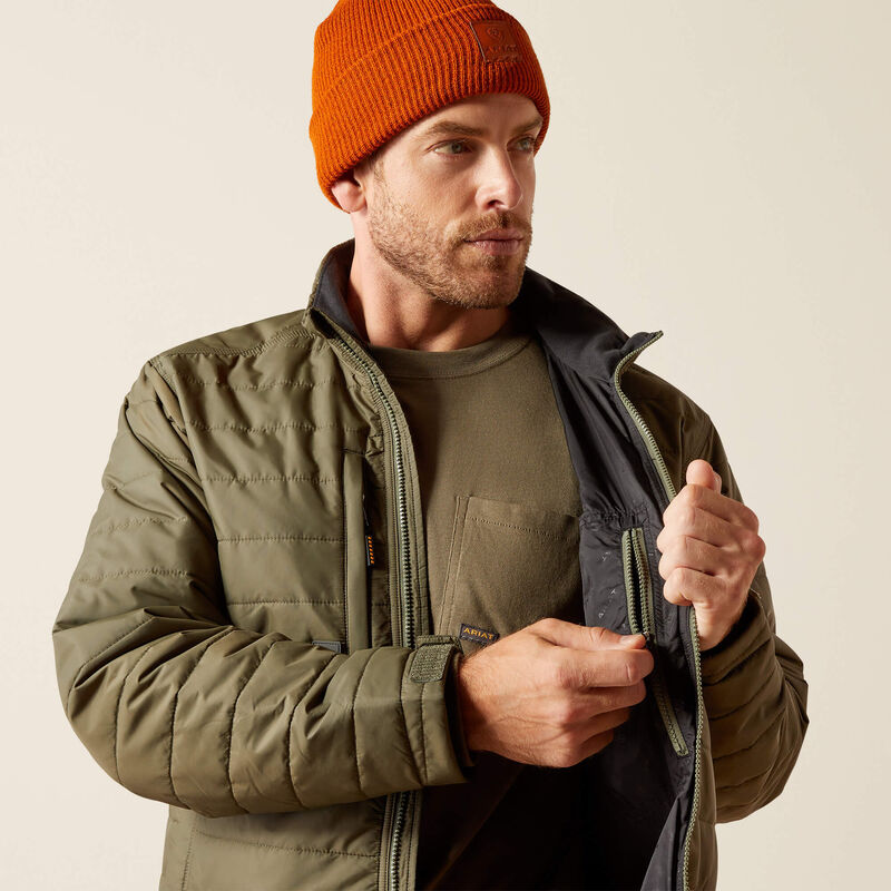 Ariat Men's Rebar Cordura Ripstop Lightweight Insulated Jacket - Beetle Beetle / / REG