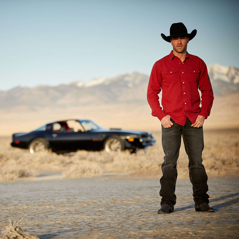 Ariat Men's Jurlington Retro Fit Shirt - Rosewood Rosewood / / REG