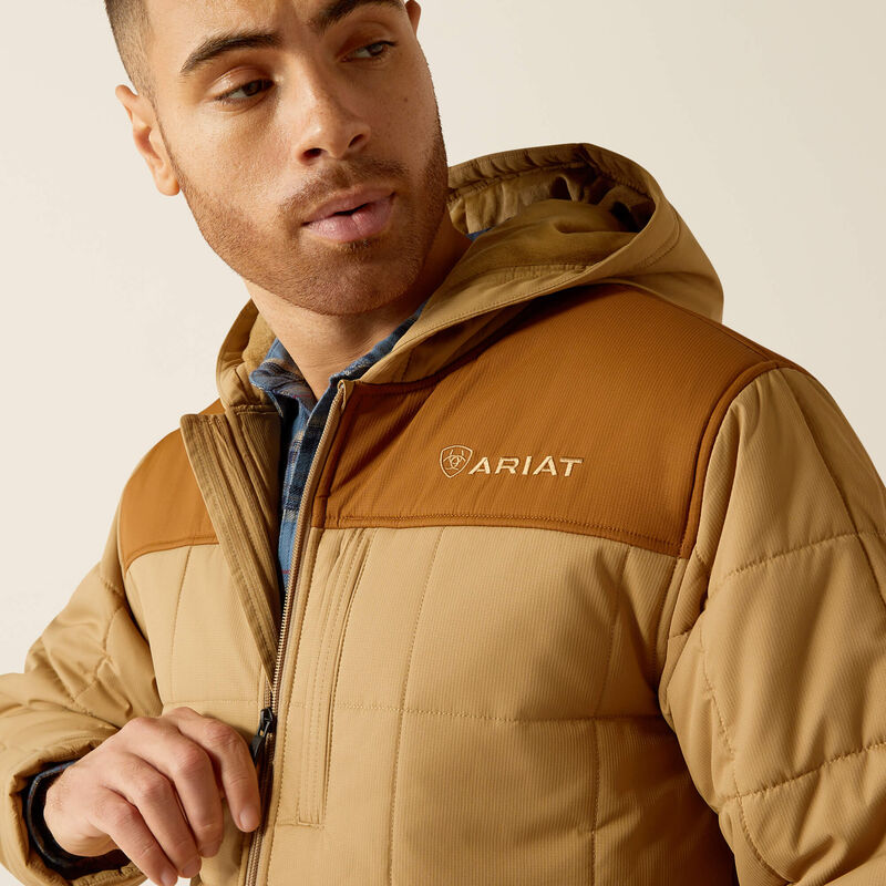 Ariat Men's Crius Hooded Insulated Jacket - Kelp / Rubber Kelp / Rubber / / REG