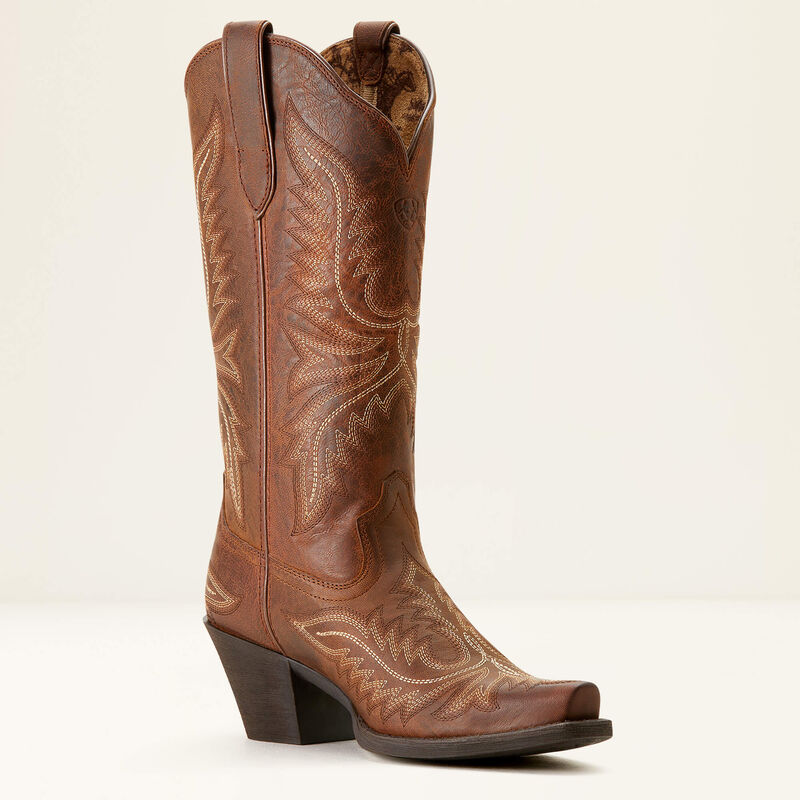 Ariat Women's Round Up Collins Western Boot - Rafter Tan Rafter Tan / / B