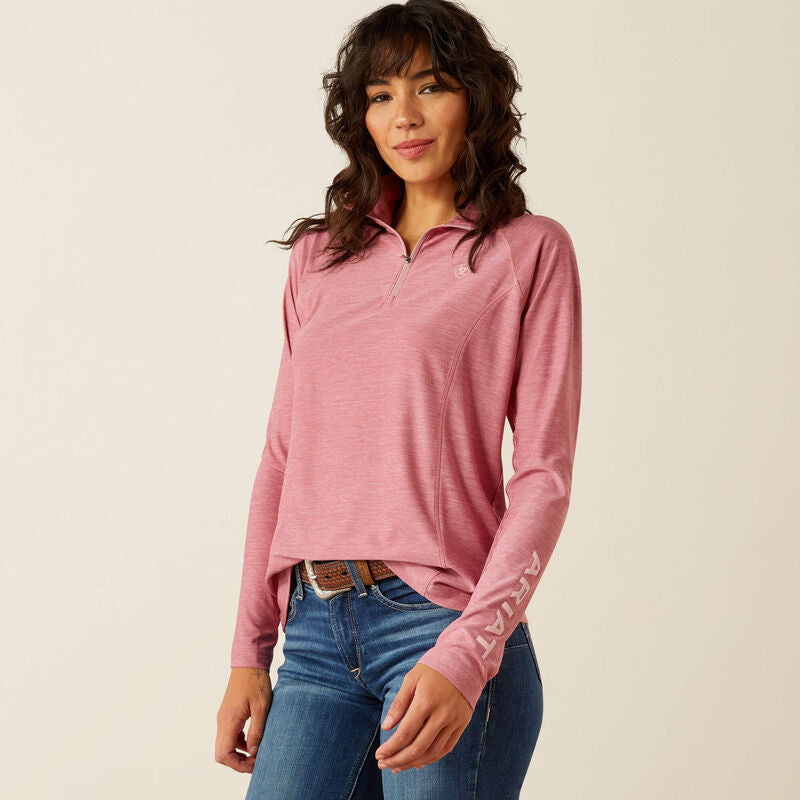 10054521 Wms Laguna 1/4 Zip - Rose Wine Rose wine