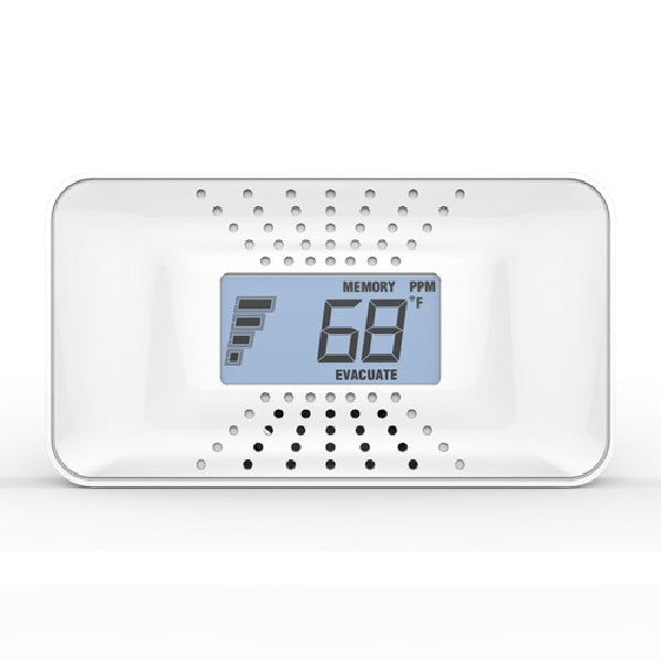 First Alert Carbon Monoxide Alarm with Temperature Digital Display
