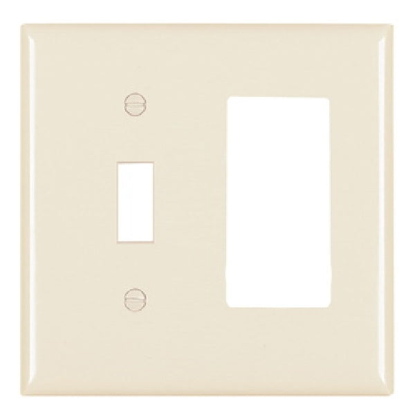 Pass & Seymour Combination Wallplate 2G