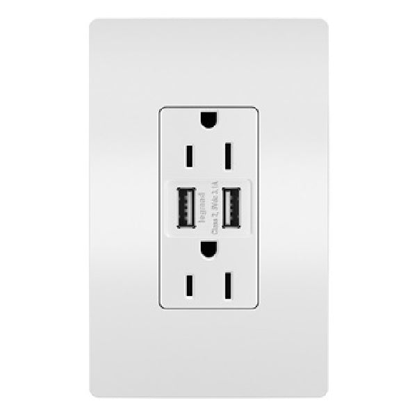 Pass & Seymour USB Charger with Outlet