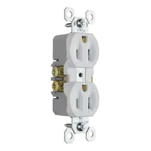 Pass & Seymour Duplex Receptacle White