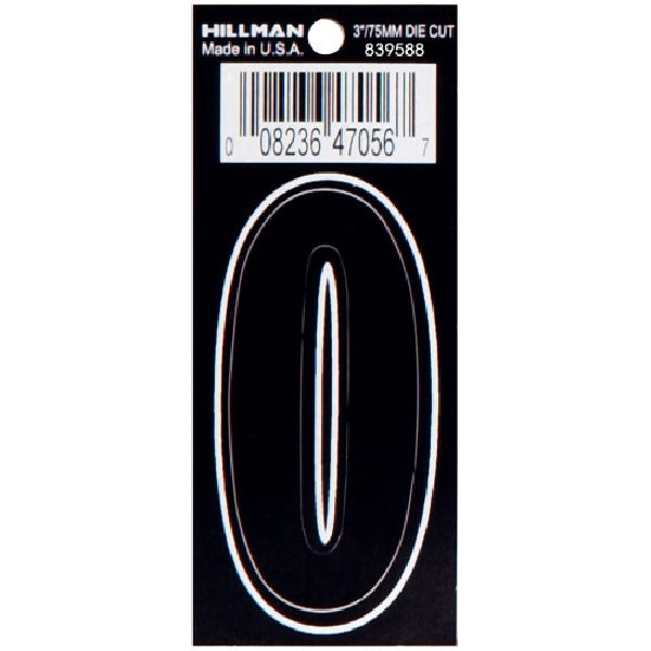 Hillman Letter Black / / 3IN