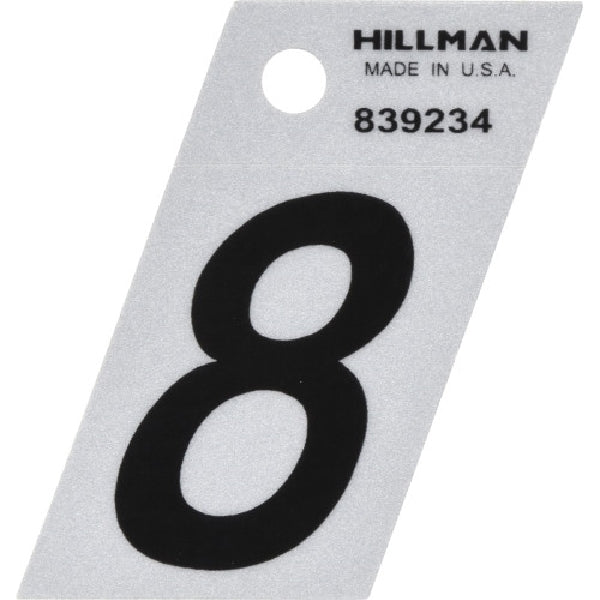 Hillman Angle-Cut Number Black slv / / 1_1/2IN