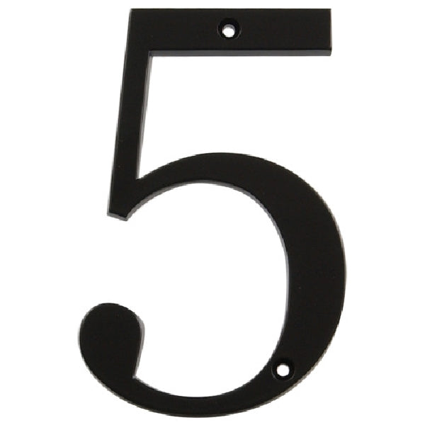 Distinctions Flush Mount House Number Charblk / / 4IN
