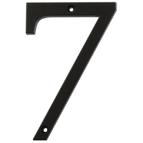 Distinctions Flush Mount House Number Charblk / / 4IN
