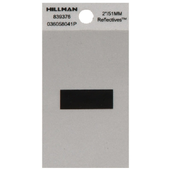 Hillman Reflective Symbol Black slv / / 2IN