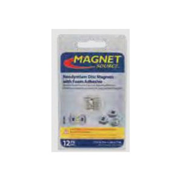 Magnet Source Magnetic Disc with Foam Adhesive