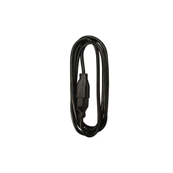 Master Electrician Round Extension Cord Black / 10FT
