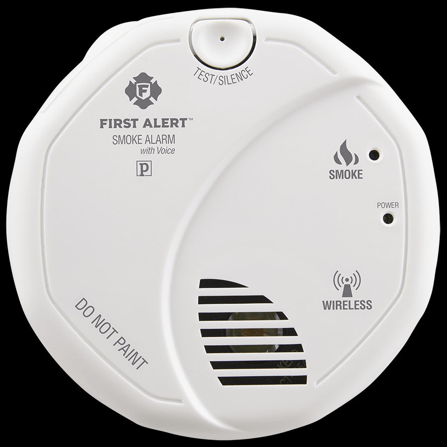 First Alert Wireless Smoke Alarm with Voice Location