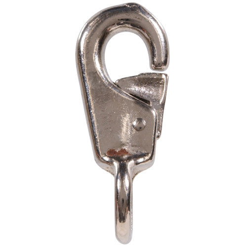 Hardware Essentials Round Fixed Eye End Snap Zinc