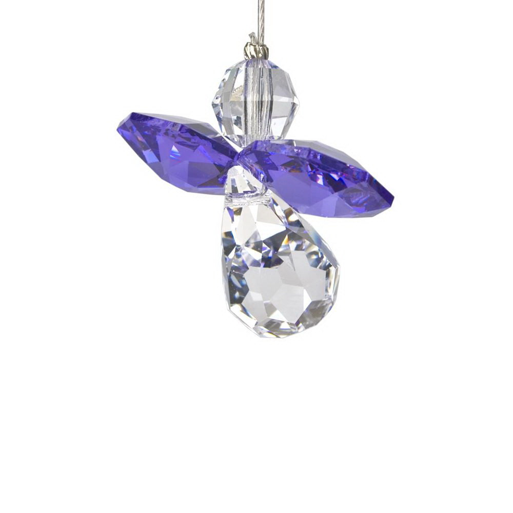 Woodstock Chimes Crystal Guardian Angel Amethyst