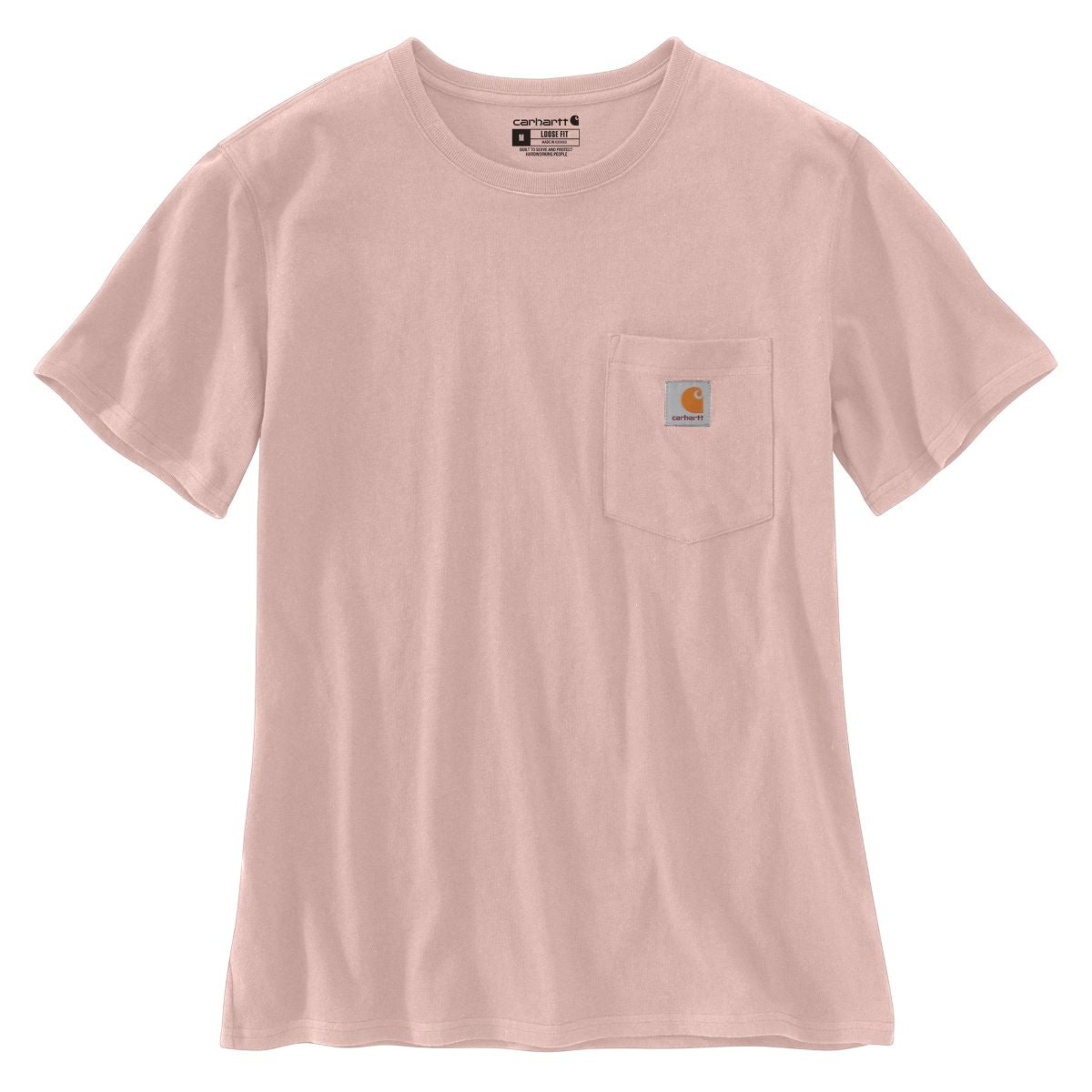 Carhartt Women's Loose Fit Heavyweight Short-Sleeve Pocket T-Shirt Ash Rose
