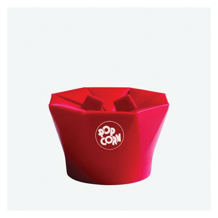Chef'n Poptop Microwave Popcorn Popper Cherry