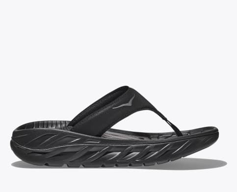 Hoka Women's Ora Recovery Flip Black/dark gull gray