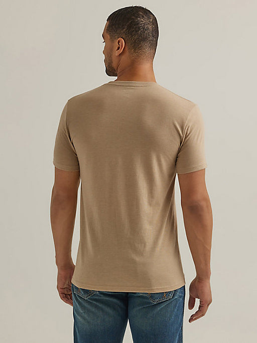 Wrangler Mens Short Sleeve Bison Graphic T-Shirt - Trenchcoat Trenchcoat
