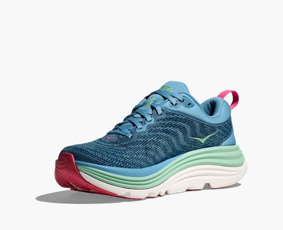 Hoka Gaviota 5 Womens Shoe Alpine blue/jadeite