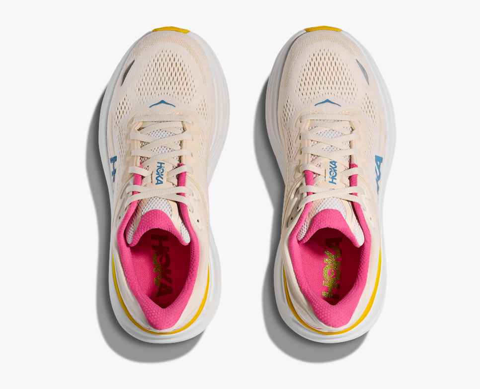 Hoka Bondi 9 Womens Shoe Alabaster/birch