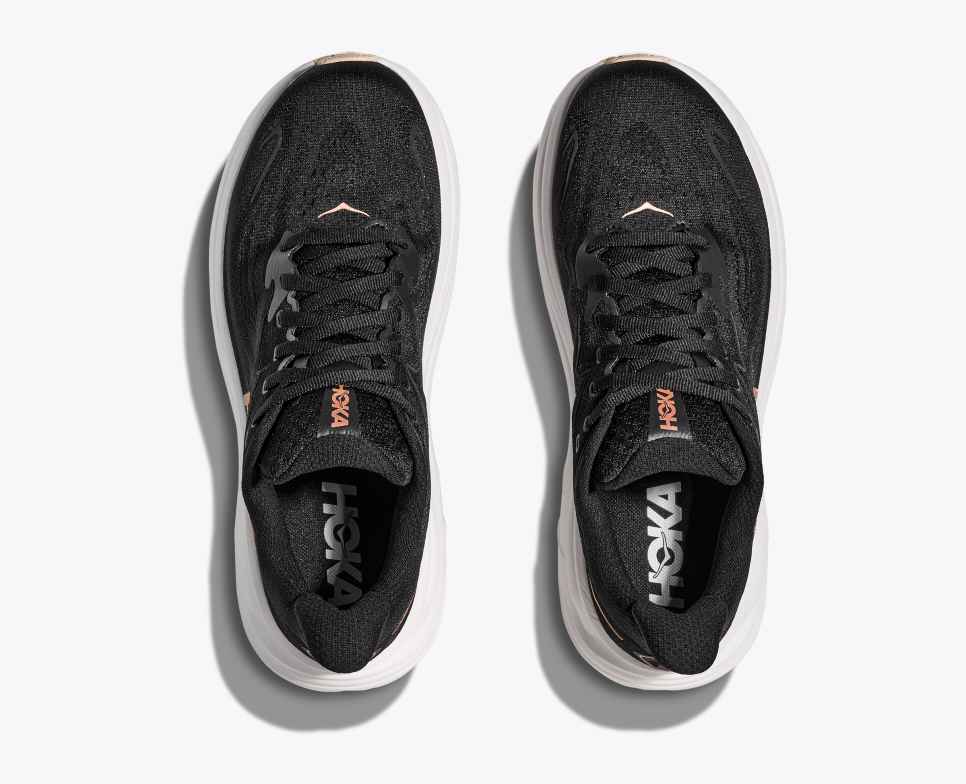 Hoka Clifton 10 Womens Shoe Black/rose gold