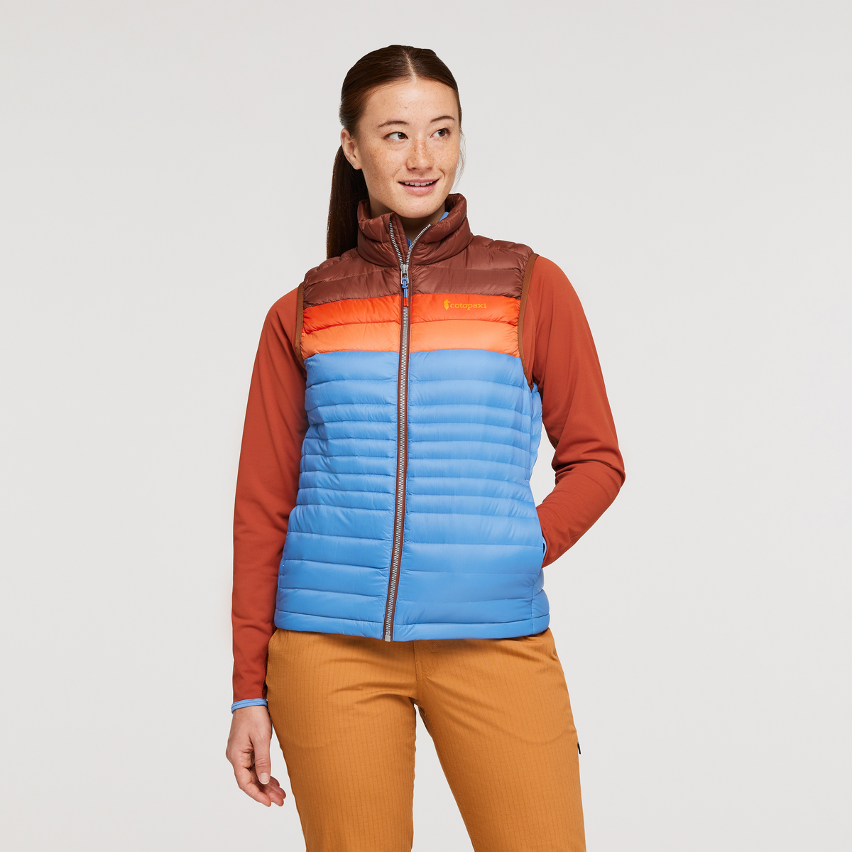 Cotopaxi Women's Fuego Down Vest Acorn/lupine
