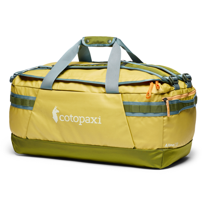 Cotopaxi Allpa Getaway Duffel Lemongrass And Cedar 70l Lemongrass and cedar