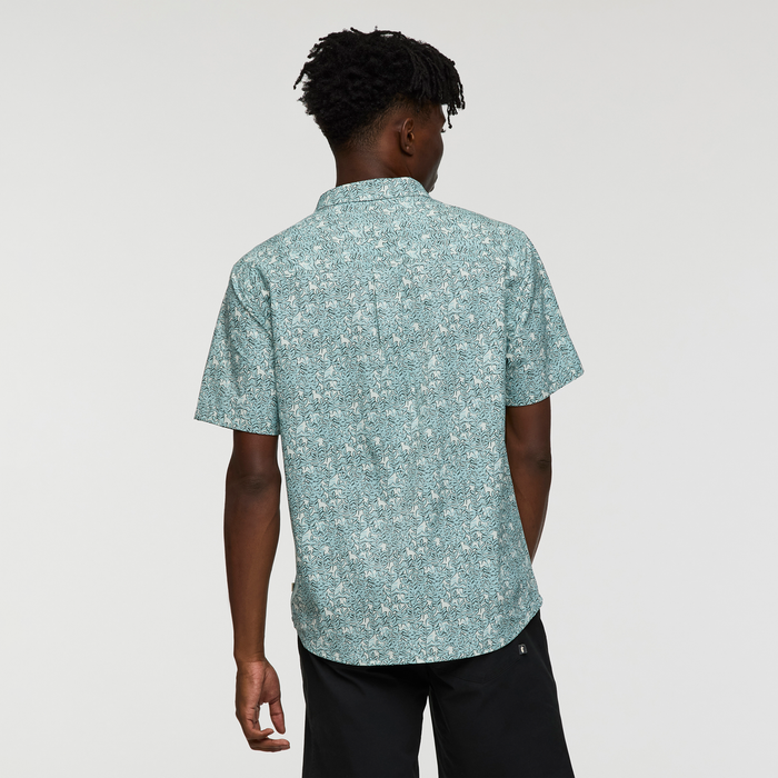 Cotopaxi Mens Cambio Button Up Shirt - Print - Seaweed Foam Seaweed Foam