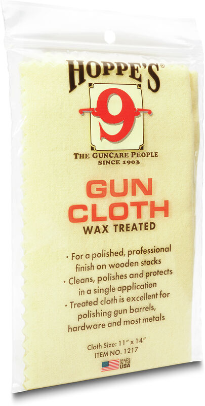 Hoppe's Wax Treated Gun Cloth 10ct