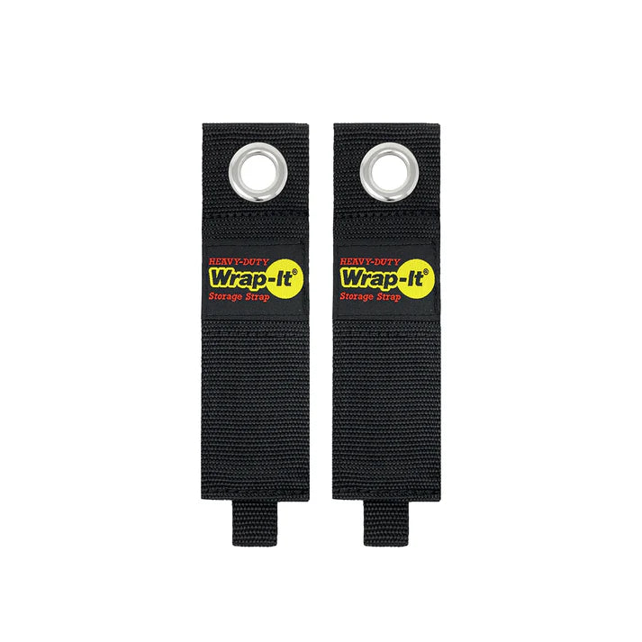 Wrap It 13-inch Heavy-Duty Storage Straps - 2 Pack Black / / 2PK