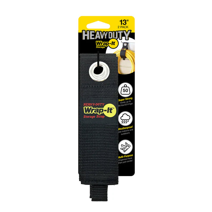 Wrap It 13-inch Heavy-Duty Storage Straps - 2 Pack