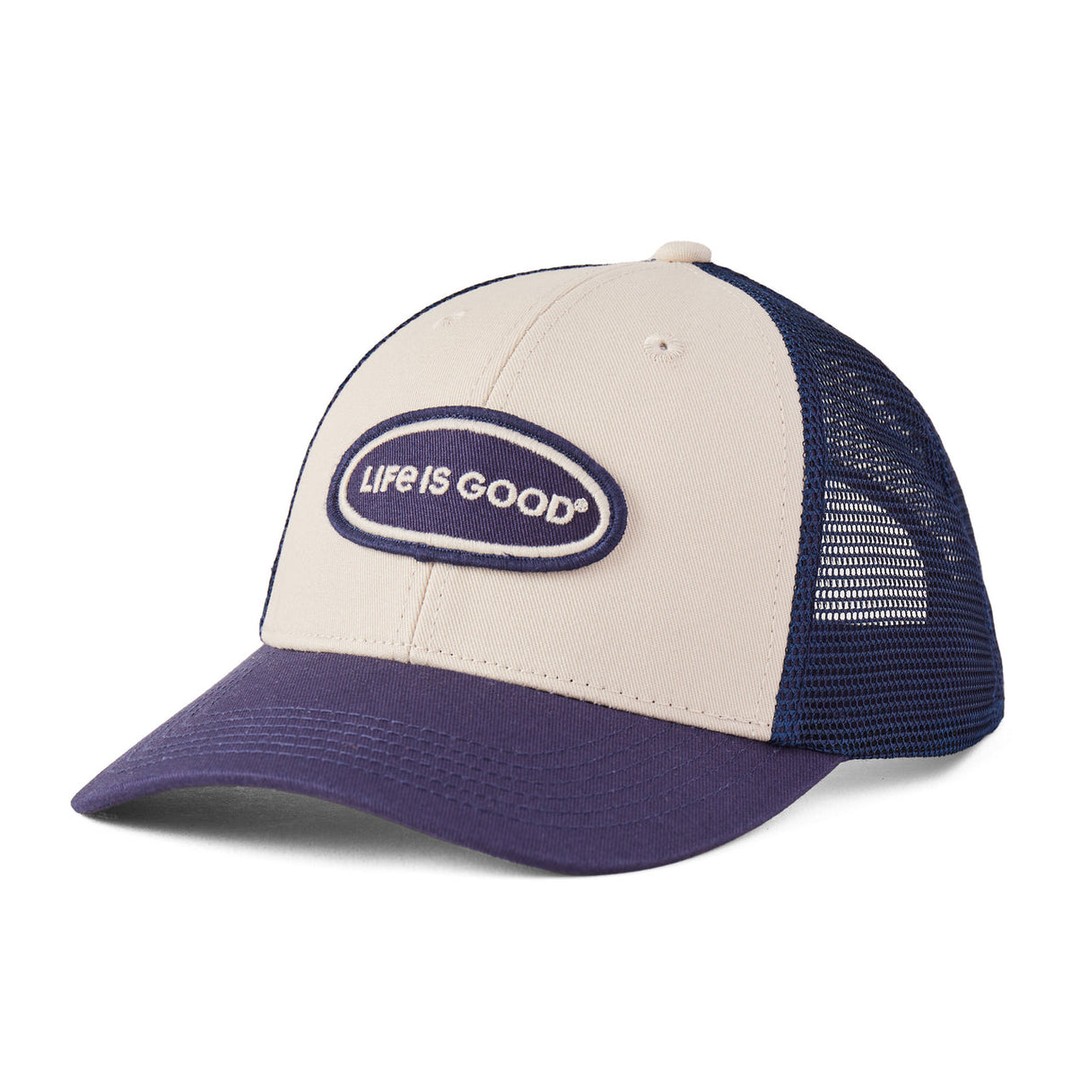 Life Is Good Adult LIG Oval Trucker - Birch White Birch White