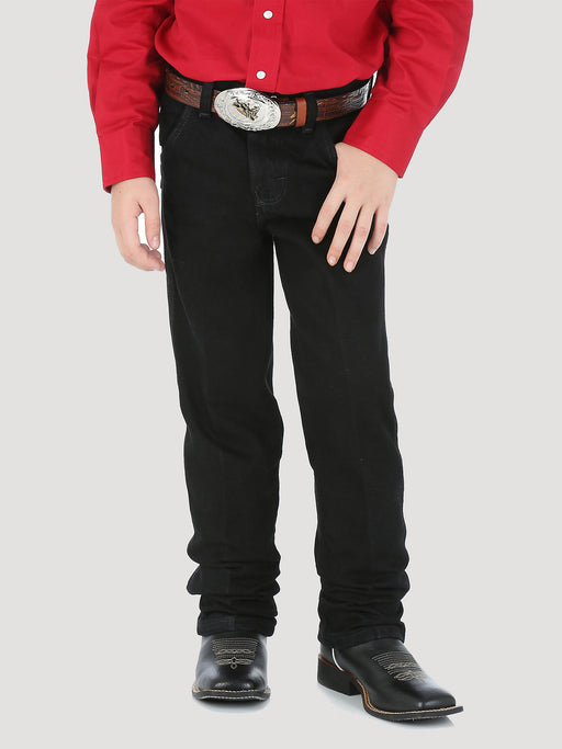 Toddler Boy's Wrangler Cowboy Cut Original Fit Jean In Dark Indigo Black