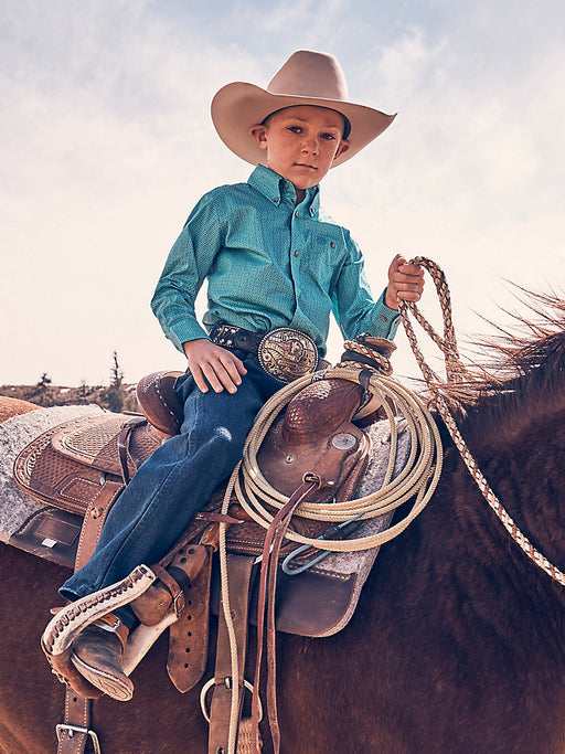 Wrangler Boy's Cowboy Cut Original Fit Jean (8-20) - Prewashed Indigo